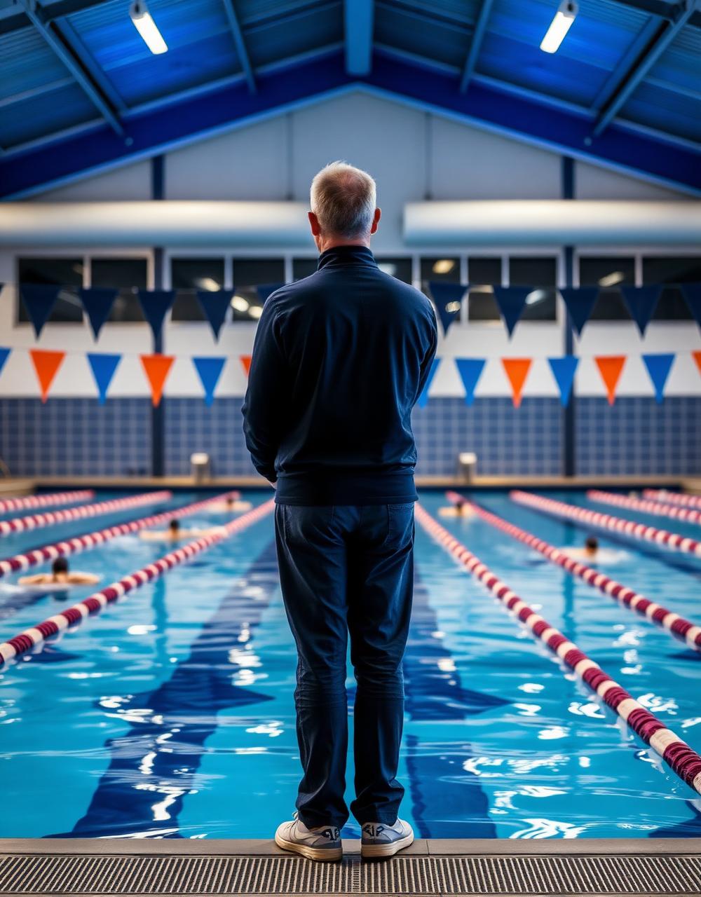 Coach watching training